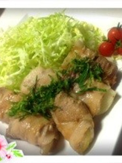一手間!生姜焼きロール-レシピのメイン写真