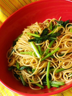 カブの葉だけパスタ-レシピのメイン写真