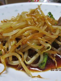 もやしの焼き肉炒め。-レシピのメイン写真