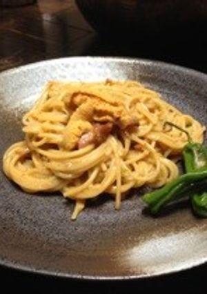 雲丹納豆パスタ-レシピのメイン写真