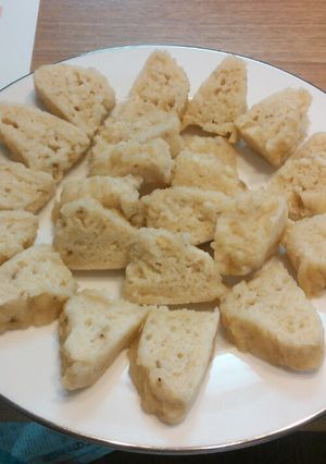 米粉もちもち蒸しパン（アレルギー対応）-レシピのメイン写真