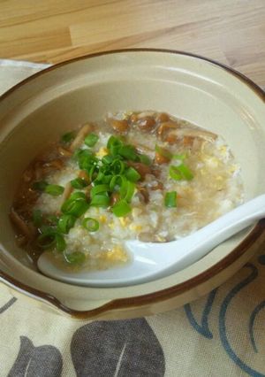 塩麹となめこの雑炊-レシピのメイン写真