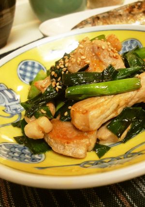 ＊豚肉とニラのサッと炒め物＊-レシピのメイン写真