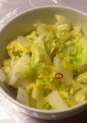 即食べられる！白菜の甘酢浅漬け-レシピのメイン写真