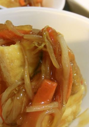 簡単おかず…厚揚げの野菜あんかけ-レシピのメイン写真