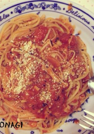 えのきの簡単トマトパスタ-レシピのメイン写真