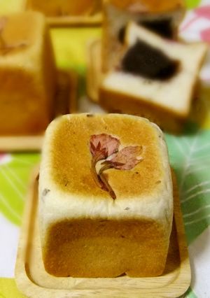 桜あんパン♪キューブ-レシピのメイン写真