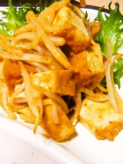 厚揚げ&もやしの焼肉マヨ炒め♡-レシピのメイン写真