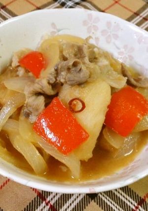 長芋の肉じゃが-レシピのメイン写真
