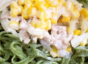 生パスタ4♪ほうれん草のフェットチーネ-レシピのメイン写真