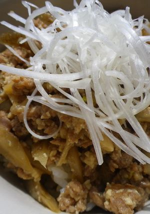 すきやき風◎豆腐入りひき肉丼-レシピのメイン写真