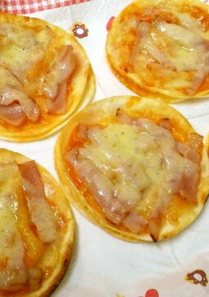 激ウマ！チーズを挟んで２段の餃子の皮ピザ-レシピのメイン写真