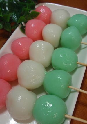 お花見にも☆三色だんご☆-レシピのメイン写真