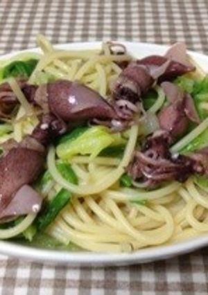 春キャベツとホタルイカのパスタ-レシピのメイン写真