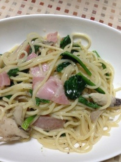 簡単ほうれん草のクリームパスタ!-レシピのメイン写真