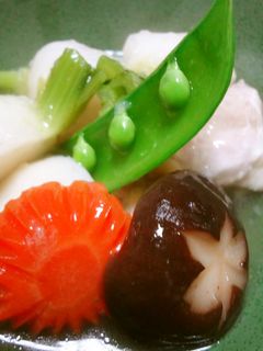 治部煮風の蕪添え-レシピのメイン写真