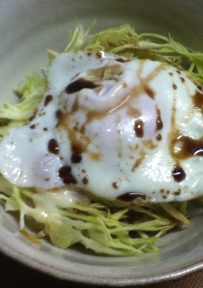 にんにくしょうゆで☆目玉焼きごはん-レシピのメイン写真