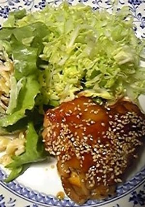 ピリ辛ゴマの照り焼きチキン-レシピのメイン写真