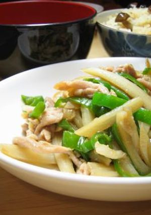 レンコンの青椒肉絲-レシピのメイン写真
