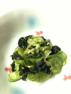 きゅうりとわかめの酢の物-レシピのメイン写真