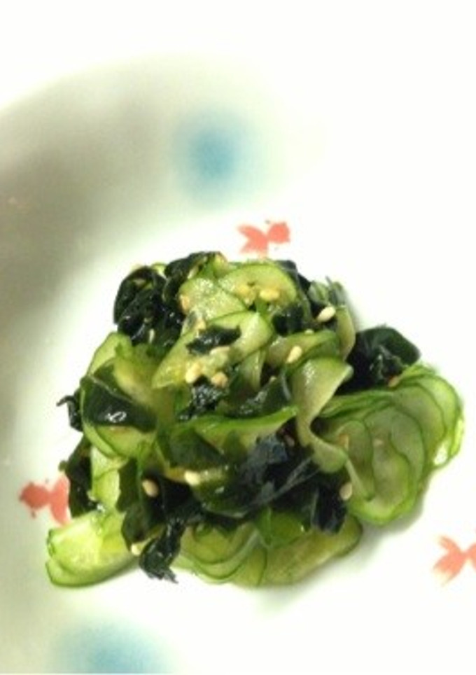 きゅうりとわかめの酢の物-レシピのメイン写真
