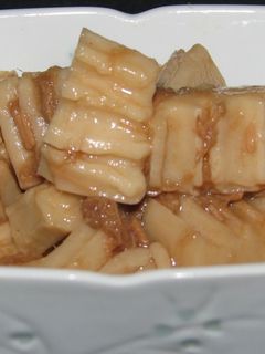 かくふの煮物(ツナ缶を使って)-レシピのメイン写真