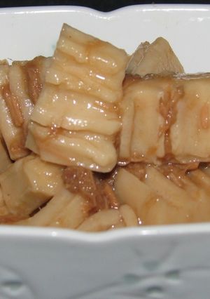 かくふの煮物(ツナ缶を使って)-レシピのメイン写真