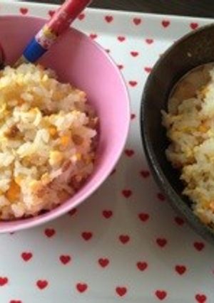 取り分け離乳食☆納豆チャーハン-レシピのメイン写真