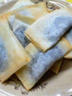 新食感!! 春巻きのこしあん包み焼き-レシピのメイン写真