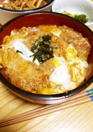 卵は１人１個♪甘めな我が家のカツ丼-レシピのメイン写真