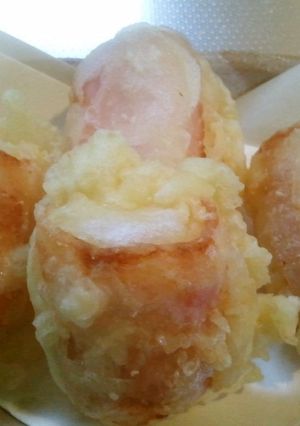 もちーずﾍﾞｰｺﾝの天ぷら♪-レシピのメイン写真