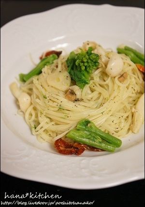 春の菜の花パスタ-レシピのメイン写真