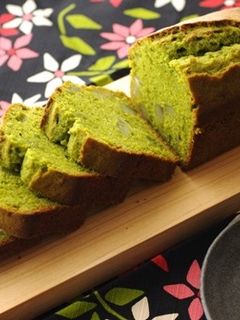 栗とはちみつの抹茶パウンド(ホワイトデー-レシピのメイン写真