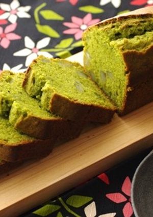 栗とはちみつの抹茶パウンド（ホワイトデー-レシピのメイン写真
