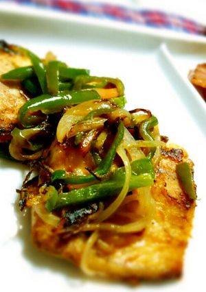 受験生の夕食　♪　塩鯖の野菜のせ-レシピのメイン写真