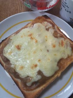 カレートースト☆残りカレーで☆-レシピのメイン写真