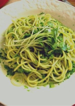 ペーストほうれん草のパスタ-レシピのメイン写真