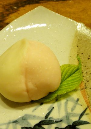 桃のフルーツ餅-レシピのメイン写真