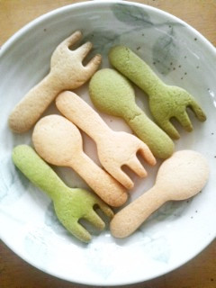 型抜きクッキー*抹茶&プレーン-レシピのメイン写真