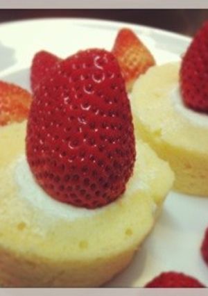 ミニシフォンロールケーキ生地-レシピのメイン写真