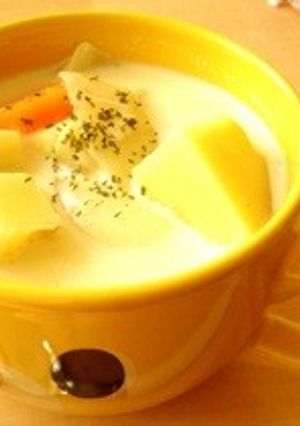 ジンジャーミルクスープ-レシピのメイン写真