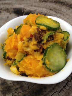 ひと味ちがう☆かぼちゃレーズンサラダ-レシピのメイン写真