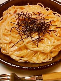 クリーミー♡たらこクリームスパゲティ-レシピのメイン写真