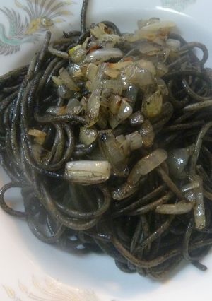 美味、イカスミのスパゲティ-レシピのメイン写真