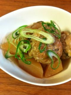 鶏団子と大根の煮もの-レシピのメイン写真