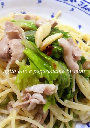 旬野菜のアーリオオーリオ☆-レシピのメイン写真