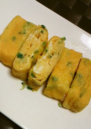 母の味❤ねぎ入りたまご焼き-レシピのメイン写真