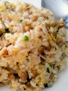 桜エビが決めて!ふんわり納豆チャーハン!-レシピのメイン写真