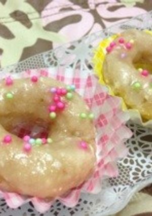 ポン•デ•Jr.風豆腐HM焼きドーナツ☆-レシピのメイン写真