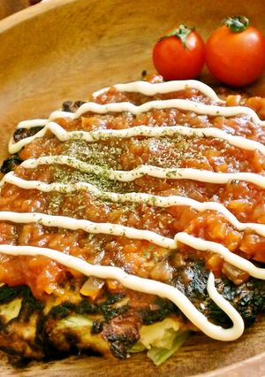 サルサでメキシコ風お好み焼き♪-レシピのメイン写真